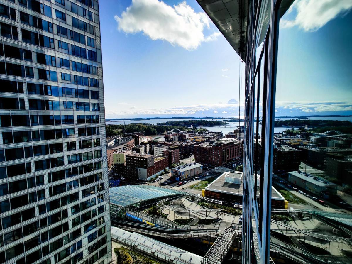 18Th Floor Helsinki High Point 1 Bdr Apartment With City View - Free Garage Parking Zewnętrze zdjęcie